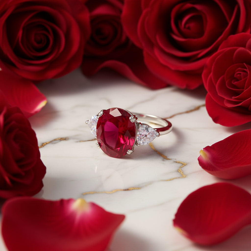 Rubin Ring - Selbstvertrauen & Energie CrystalScents