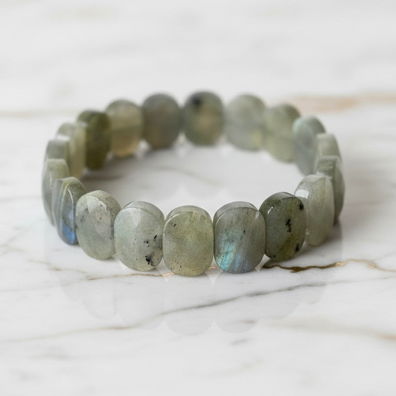 Labradorit Facettenarmband - Sunset Schimmer CrystalScents