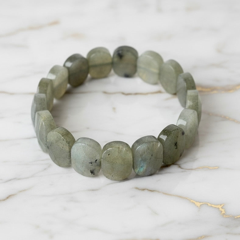 Labradorit Facettenarmband - Sunset Schimmer CrystalScents