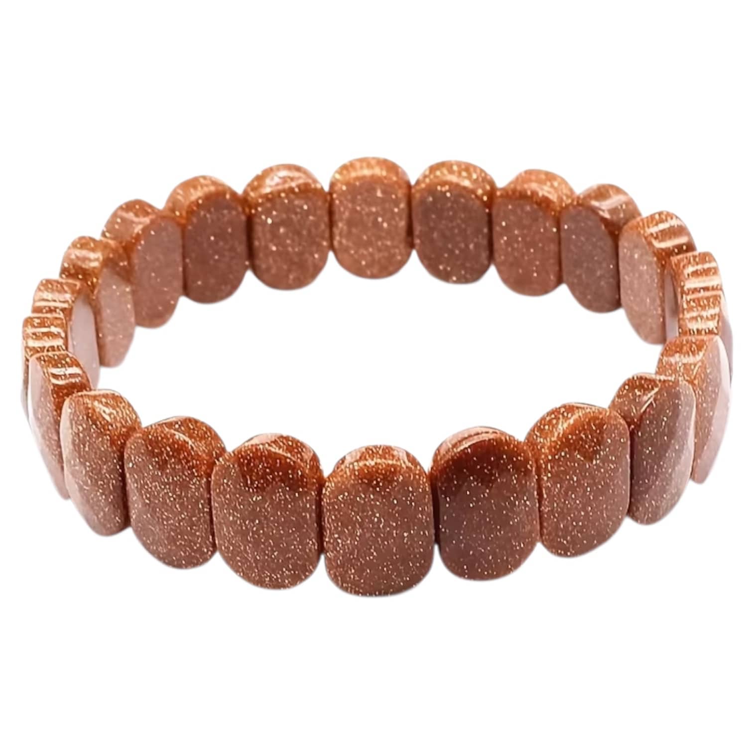 Goldfluss Armband – Facettiertes Funkeln