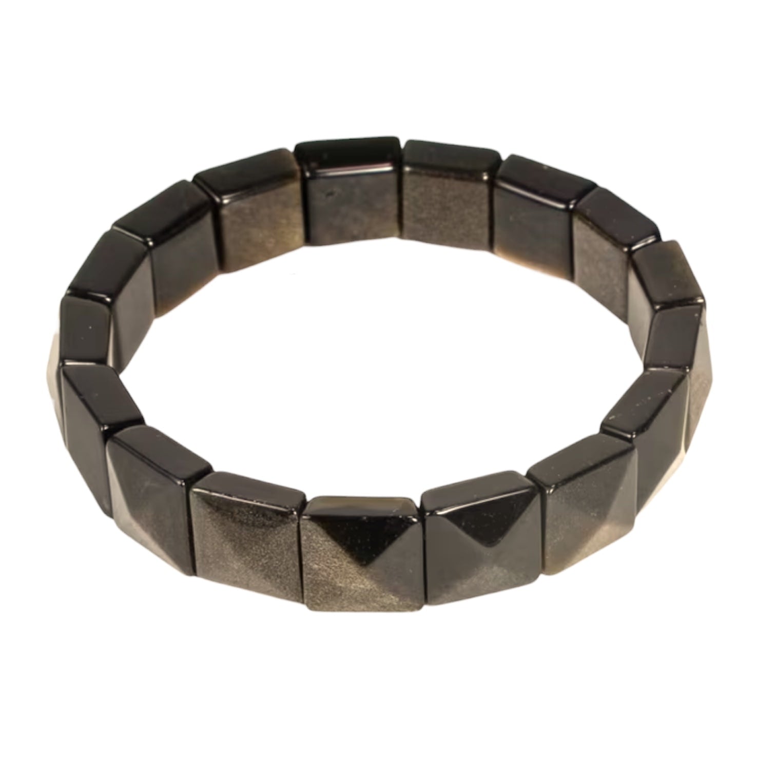 Gold Obsidian Armband - Magische Tiefe