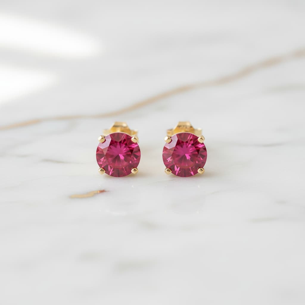 Rubin Ohrringe – Strahlender Akzent für jeden Look