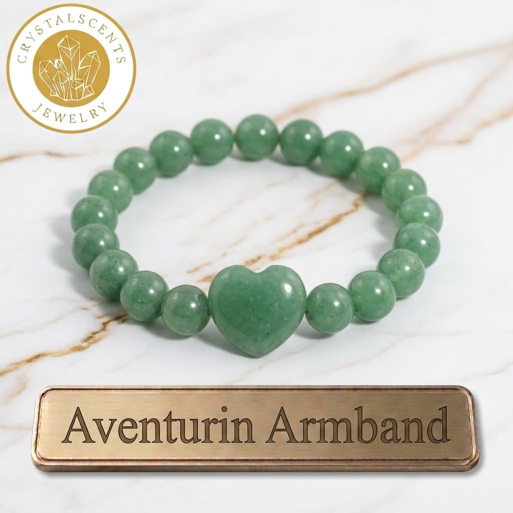 Aventurin Kugelarmband - Herz & Hoffnung