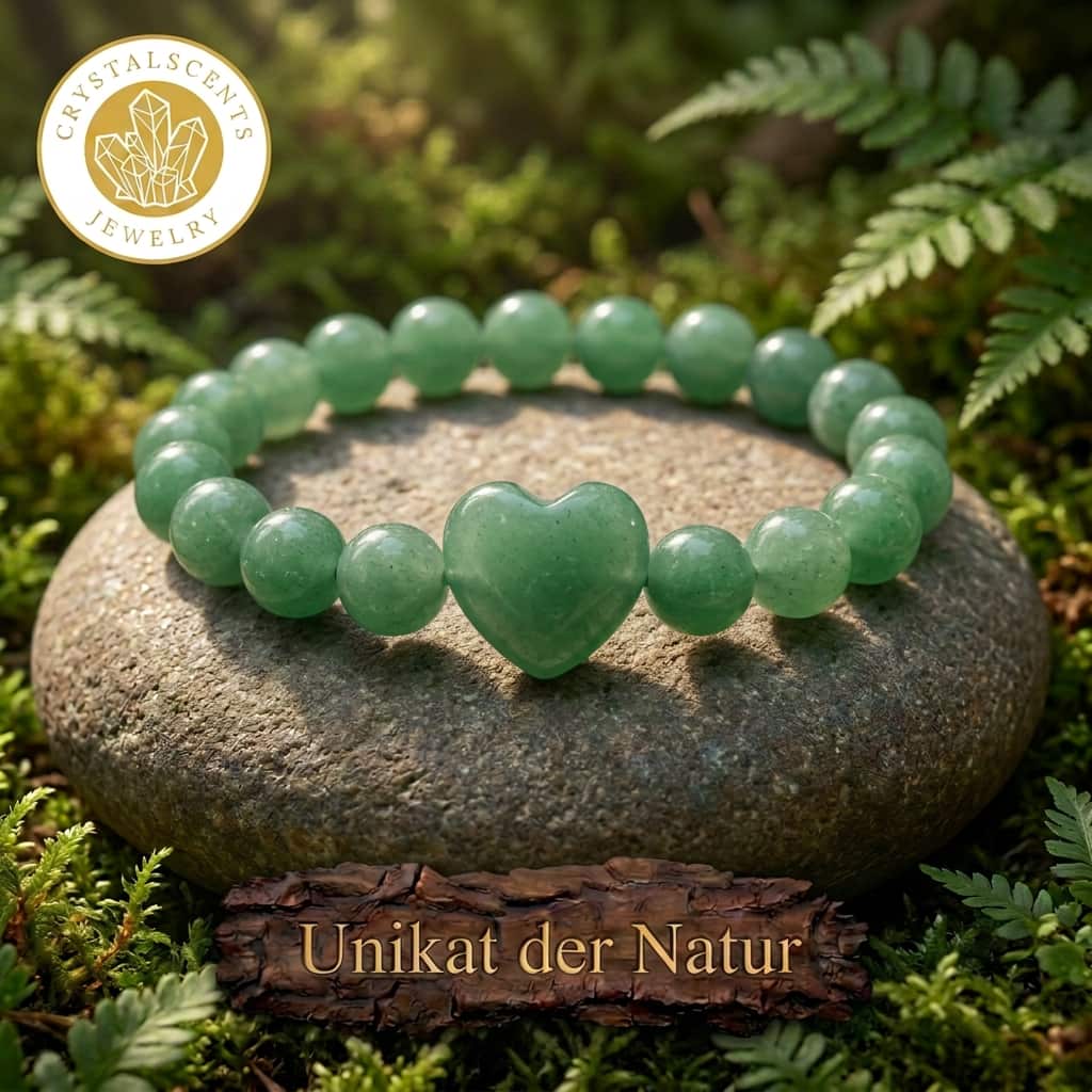 Aventurin Kugelarmband - Herz & Hoffnung