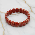 Jaspis Facettenarmband - Energie & Feuer