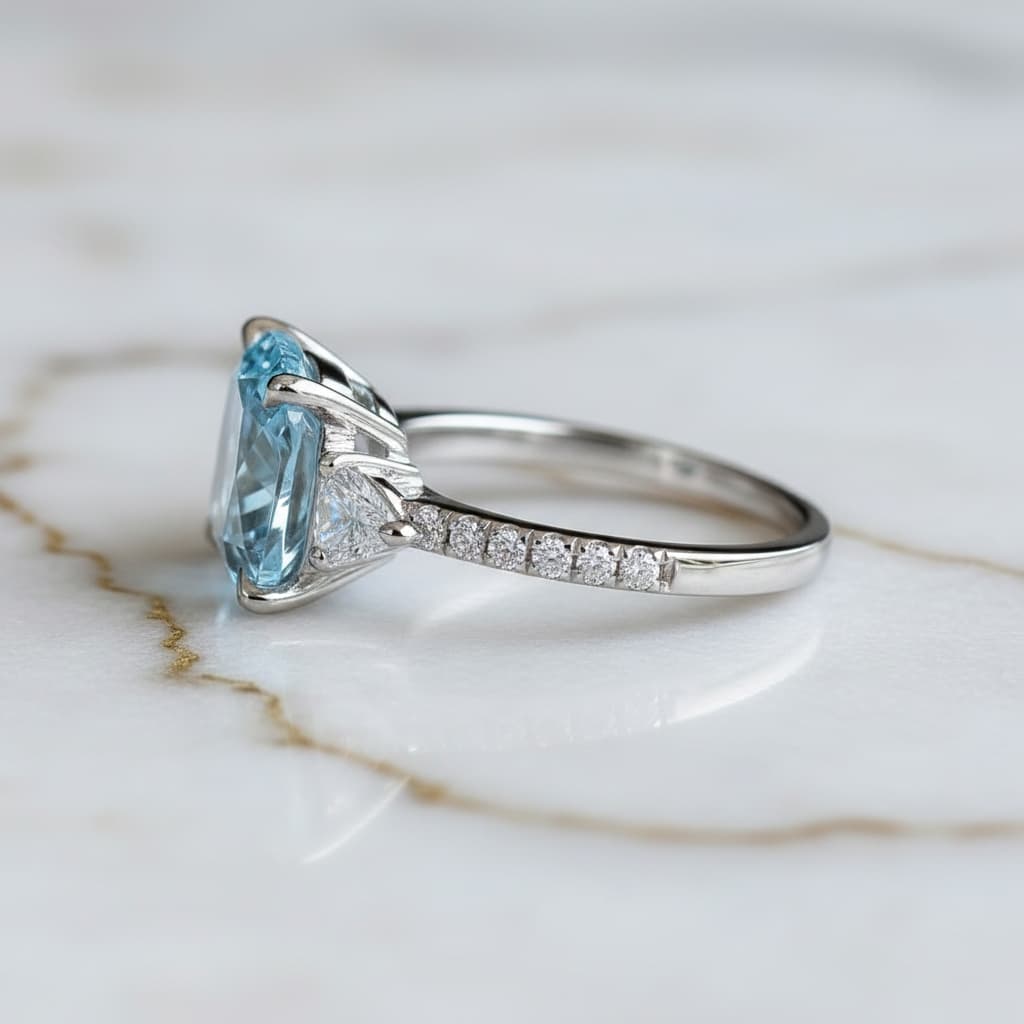 Topas in Himmelblau – Zeitloser Ring voller Leichtigkeit