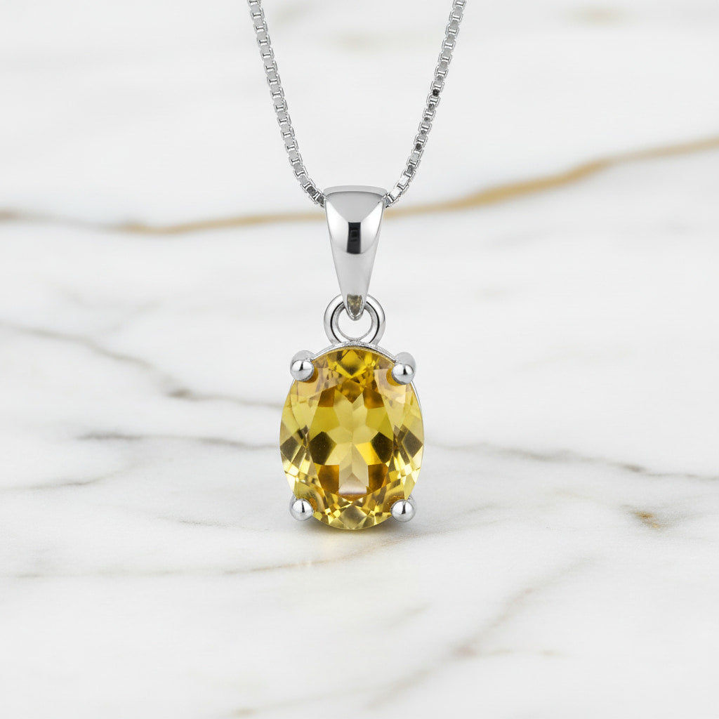 Citrin Halskette - Energie & Lebensfreude