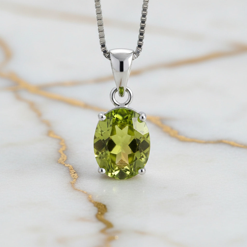 Peridot Halskette - Energie & Lebendigkeit