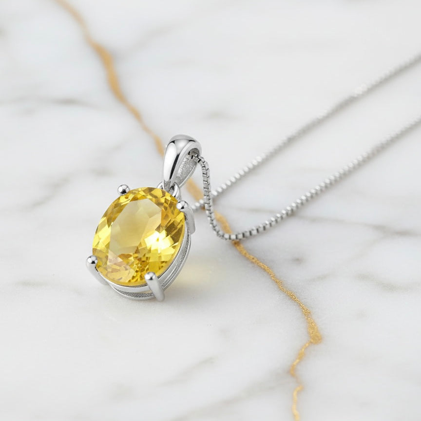 Citrin Halskette - Energie & Lebensfreude