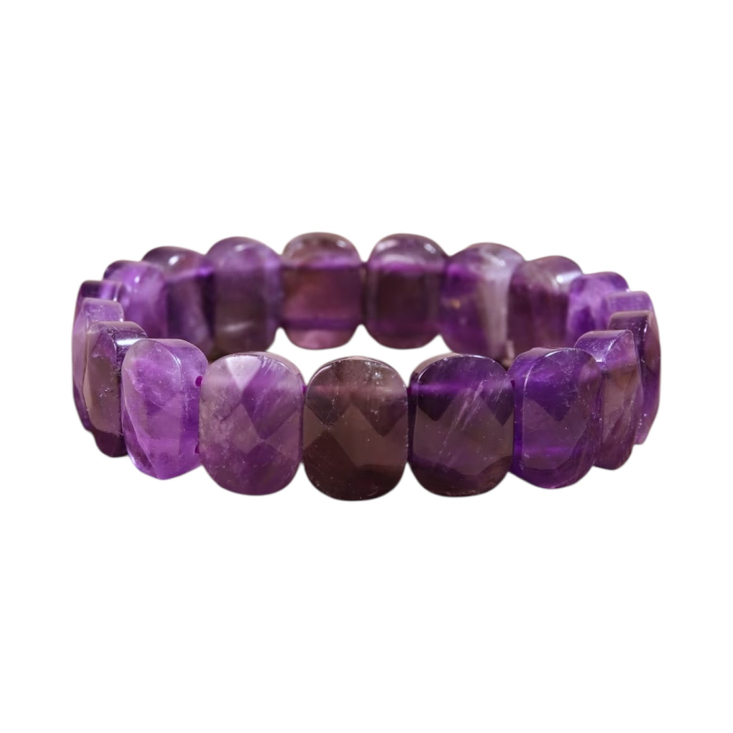 Amethyst Facettenarmband - Ruhe & Entspannung