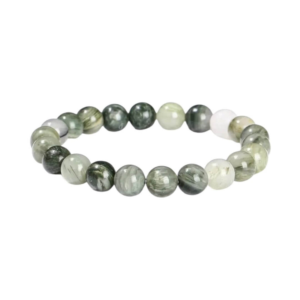 Armband aus grünen Jaspis-Kugeln – Ausdrucksstarkes Schmuckstück für Erdung und Kraft