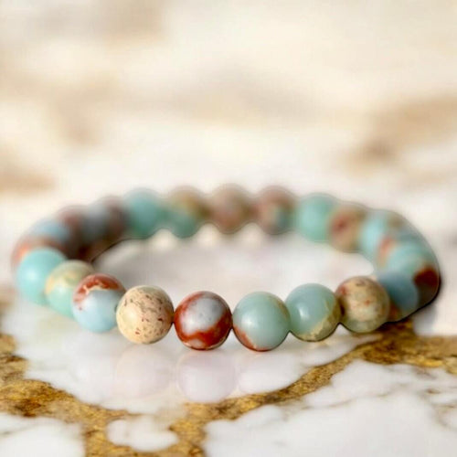 Kaiserstein Kugelarmband – Kraftvolles Naturjuwel für Stabilität und innere Stärke