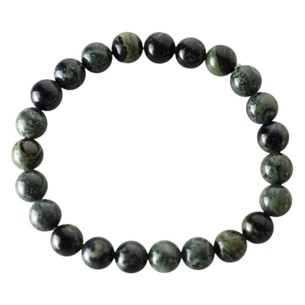 Kugelarmband aus Kambaba – Charmantes Naturjuwel für Entspannung und Ausgeglichenheit