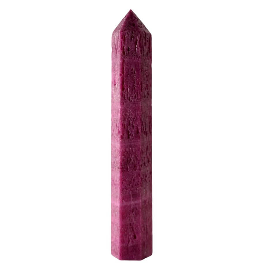 Roter Korund Obelisk - Kraftvoller Farbakzent