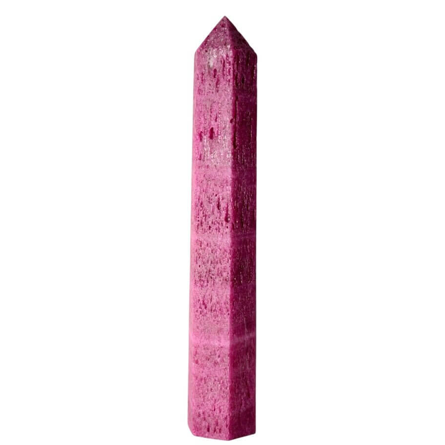Roter Korund Obelisk - Kraftvoller Farbakzent