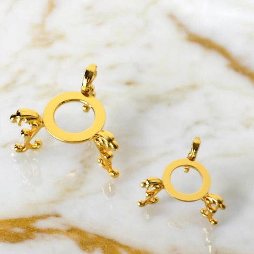 Eleganter Kugelhalter in Gold – für Edelsteine und Lieblingskugeln