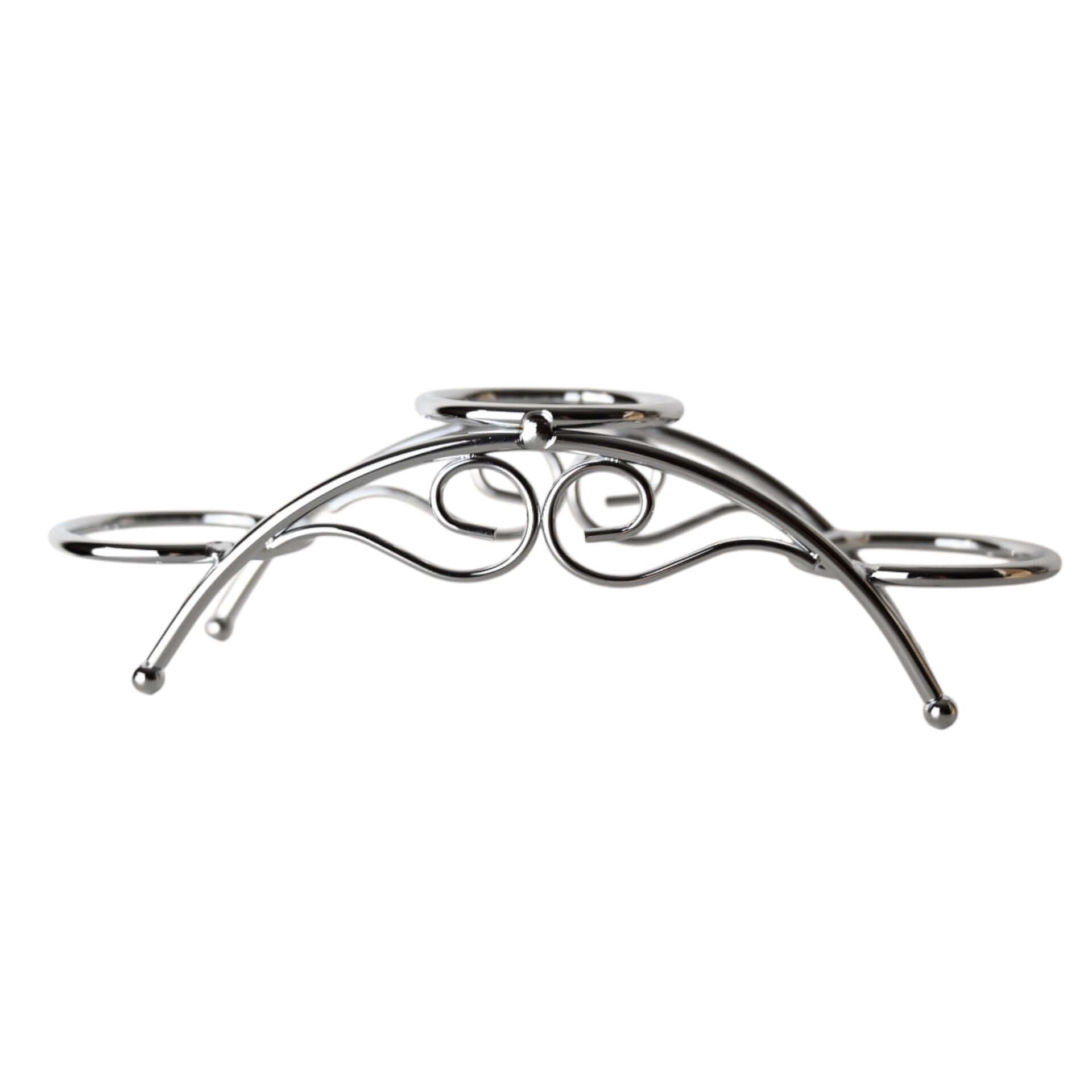 Kugelhalter Silber – Stilvoller Halter für 3 Kristallkugeln