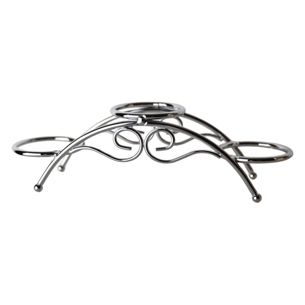 Kugelhalter Silber – Stilvoller Halter für 3 Kristallkugeln