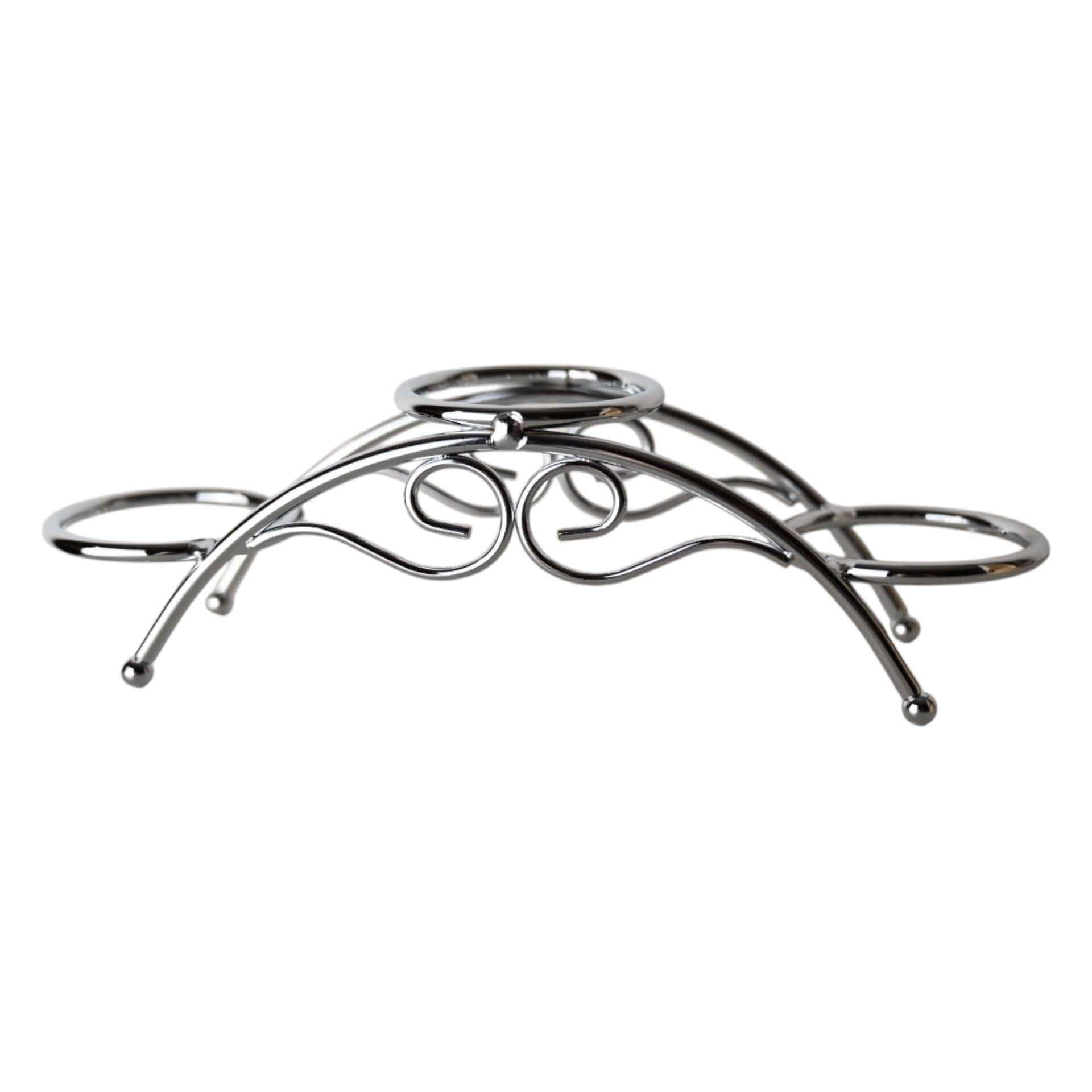 Kugelhalter Silber – Stilvoller Halter für 3 Kristallkugeln