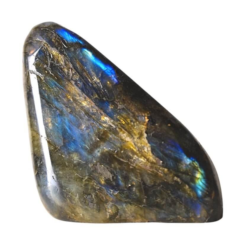 Labradorit Freiform – Naturjuwel mit intensiver blauer Leuchtkraft