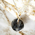 Labradorit Halskette - Rundes Design