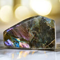 Labradorit Sunset Freiform – Leuchtende Regenbogenfarben