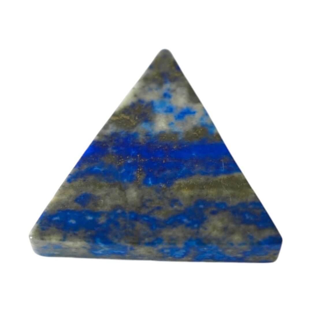 Lapislazuli Dreiecks-Amulett mit Auge – Kraftstein der Intuition