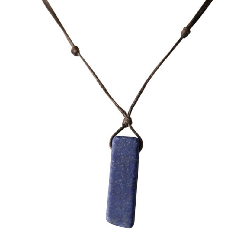 Halskette mit länglichem Lapislazuli – Stilvolles Schmuckstück für natürliche Ausstrahlung