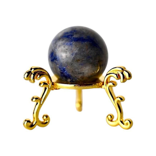 Mini Lapislazuli Kugel - Handschmeichler in tiefem Blau