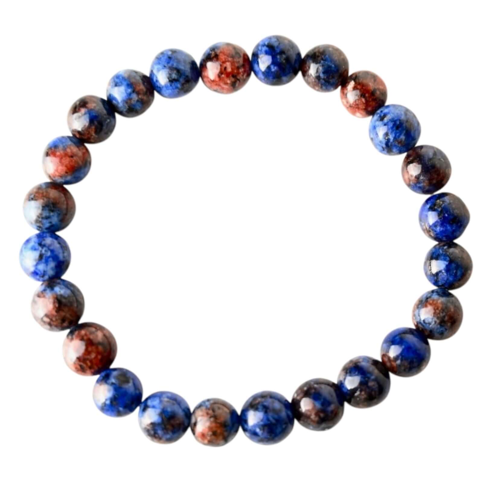 Phönix-Lapislazuli Kugelarmband – Natürliche Kraftquelle für Mut und Erneuerung