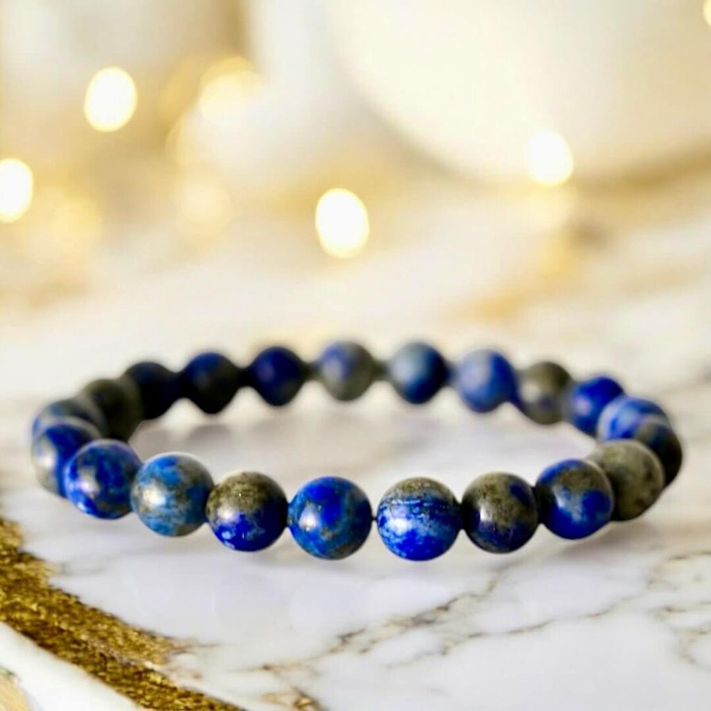 Lapislazuli Kugelarmband – Tiefblauer Glanz für innere Klarheit und Weisheit