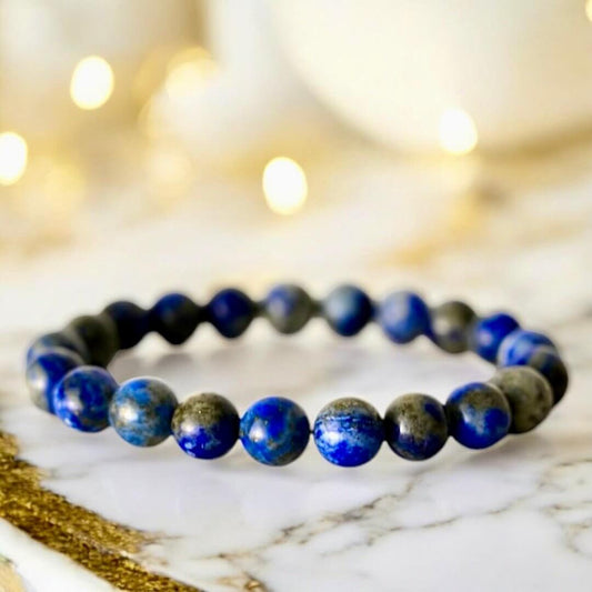 Lapislazuli Kugelarmband – Tiefblauer Glanz für innere Klarheit und Weisheit