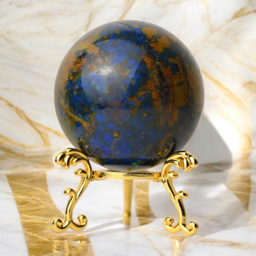 Phönix Lapislazuli Kugel – Symbol für Erneuerung und Stärke