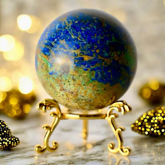 Phönix Lapislazuli – kraftvolle Kugel für Inspiration und Schutz
