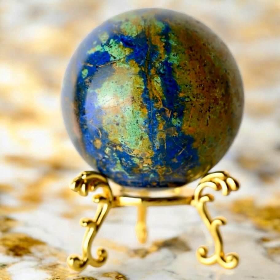 Phönix Lapislazuli – kraftvolle Kugel für Inspiration und Schutz