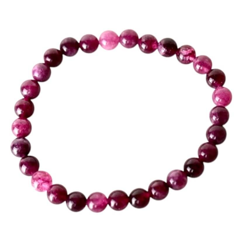Lepidolith Kugelarmband - Elegantes Schmuckstück mit beruhigender lila Ausstrahlung