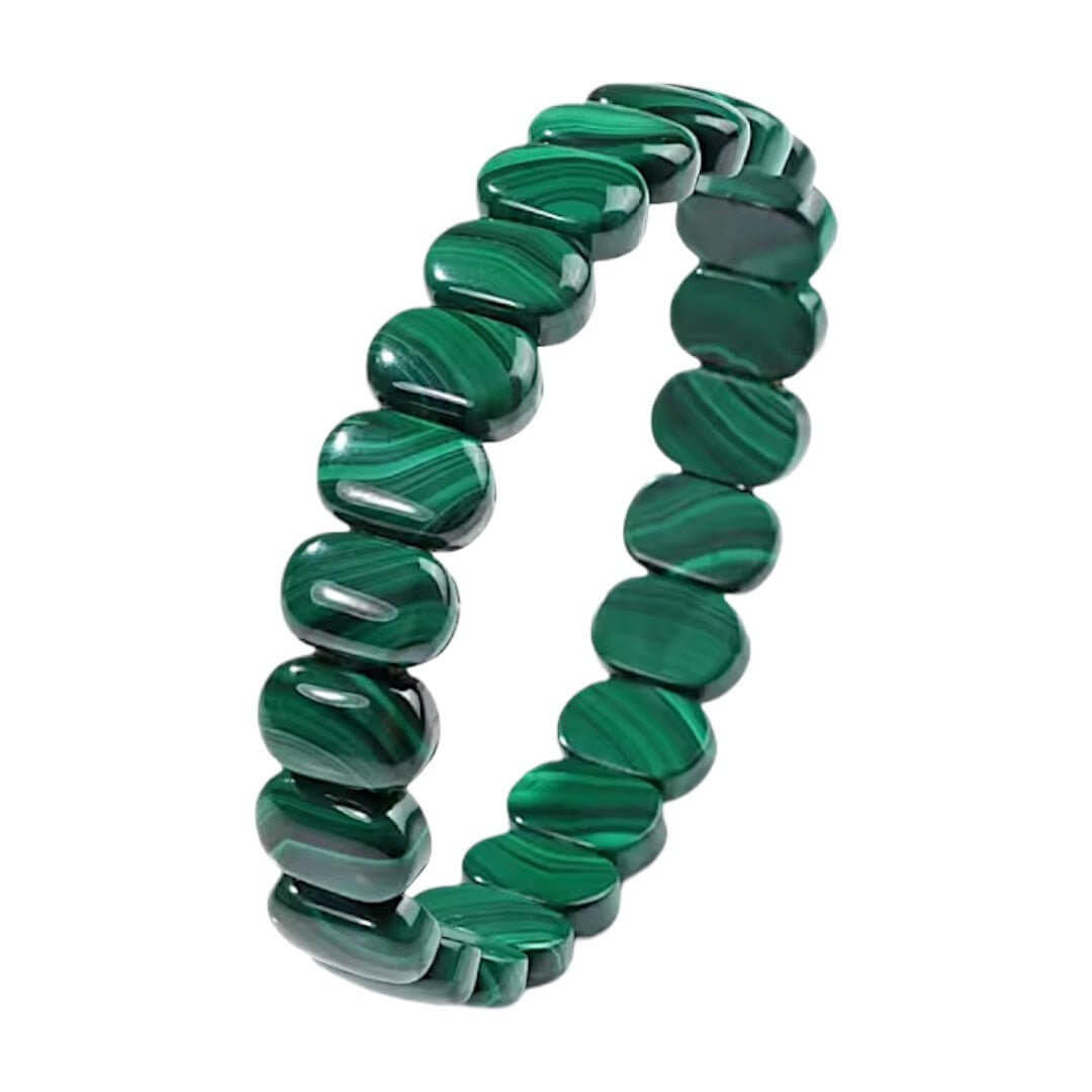 Malachit Armband - Ausdrucksstarkes Schmuckstück mit lebendiger Optik