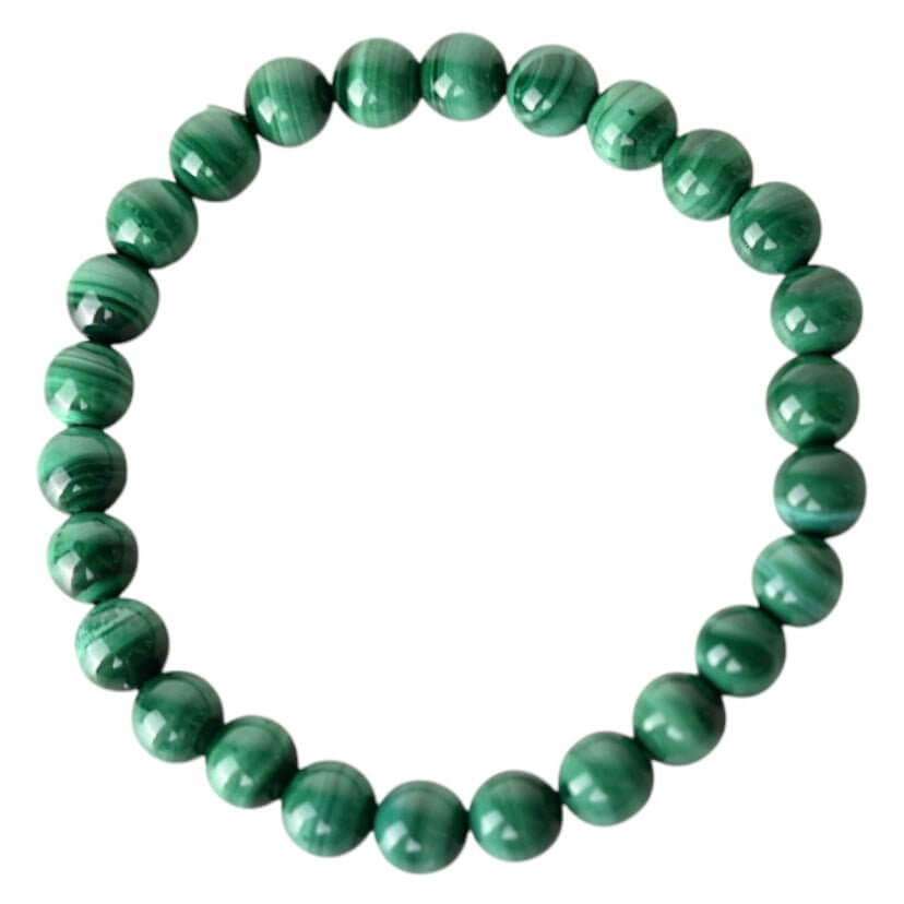 Malachit Kugelarmband – Elegantes Accessoire mit tiefgrünem Schimmer