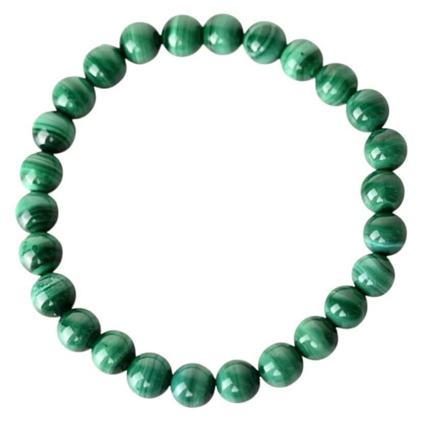 Malachit Kugelarmband – Elegantes Accessoire mit tiefgrünem Schimmer
