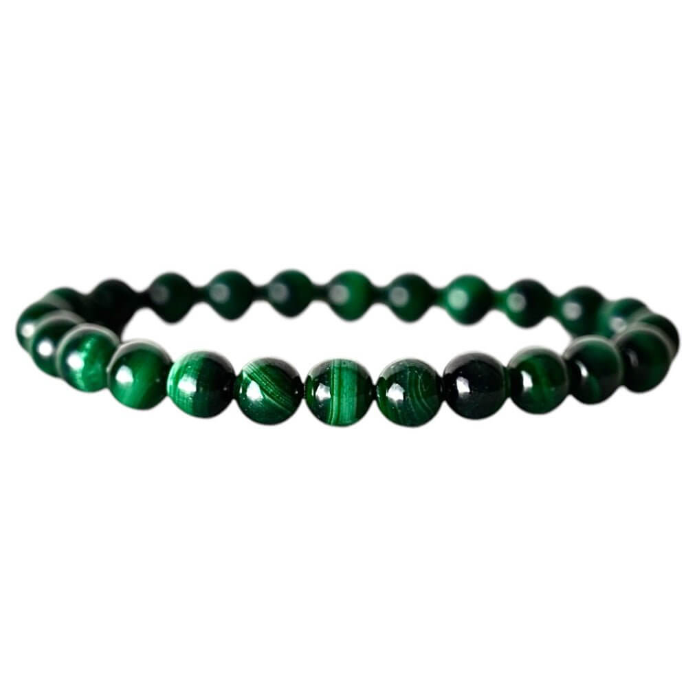 Kugelarmband aus Malachit – Natürliche Kraftquelle für Fokus und Balance