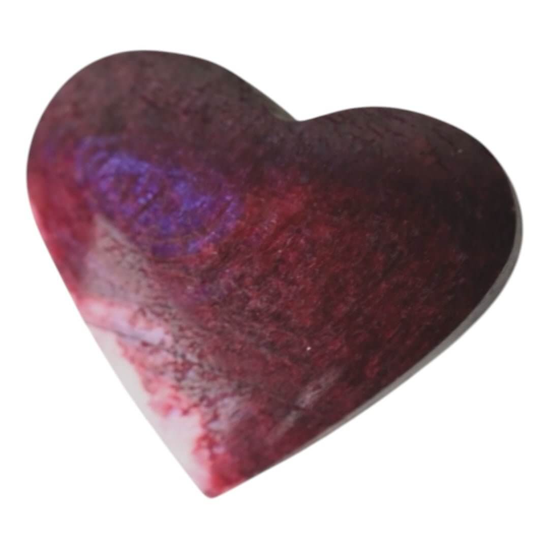 Rotes Mondstein Herz – leuchtendes Rot für Liebe, Kreativität und Wohlbefinden