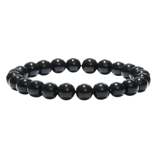 Obsidian Kugelarmband – Ausdrucksstarkes Schmuckstück mit tiefschwarzem Glanz
