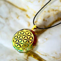Orgonit Halskette - Blume des Lebens