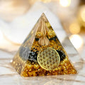 Orgonit Pyramide Schneeflocken Obsidian