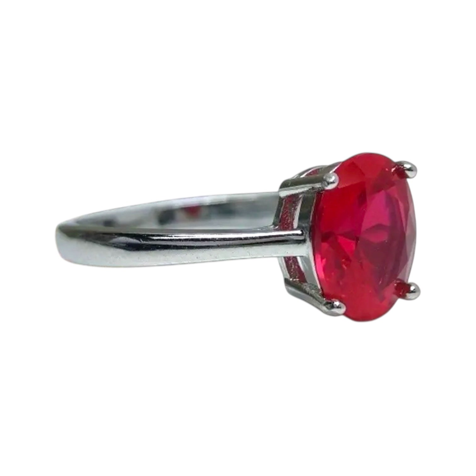 Rubin Ring in Silber – Zeitlose Leuchtkraft in kräftigem Rot