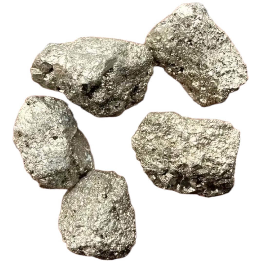 Mini Pyrit Cluster – glänzendes Naturstück für Optimismus und Konzentration