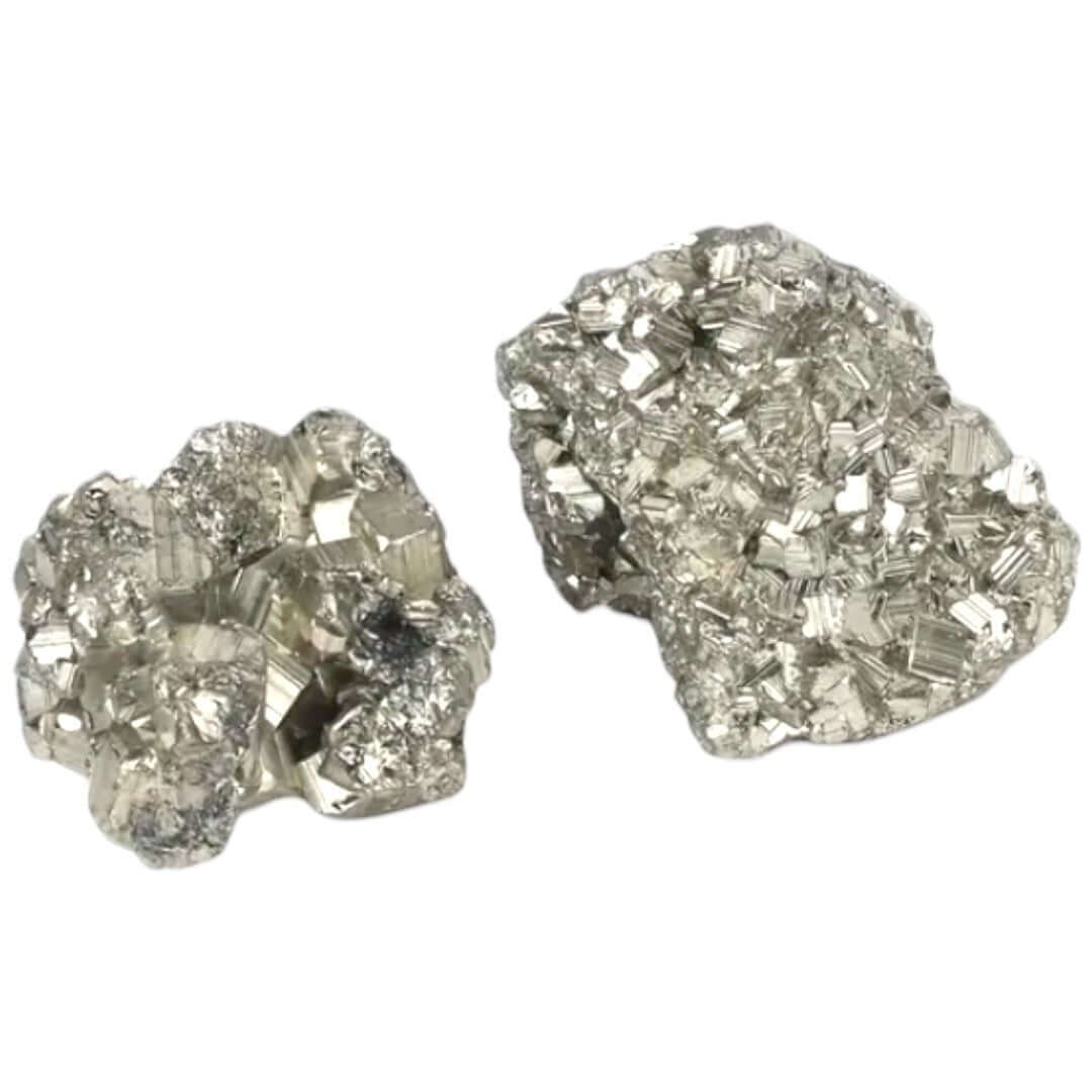 Mini Pyrit Cluster – glänzendes Naturstück für Optimismus und Konzentration
