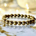 Pyrit Kugelarmband – Reichtum & Tatkraft