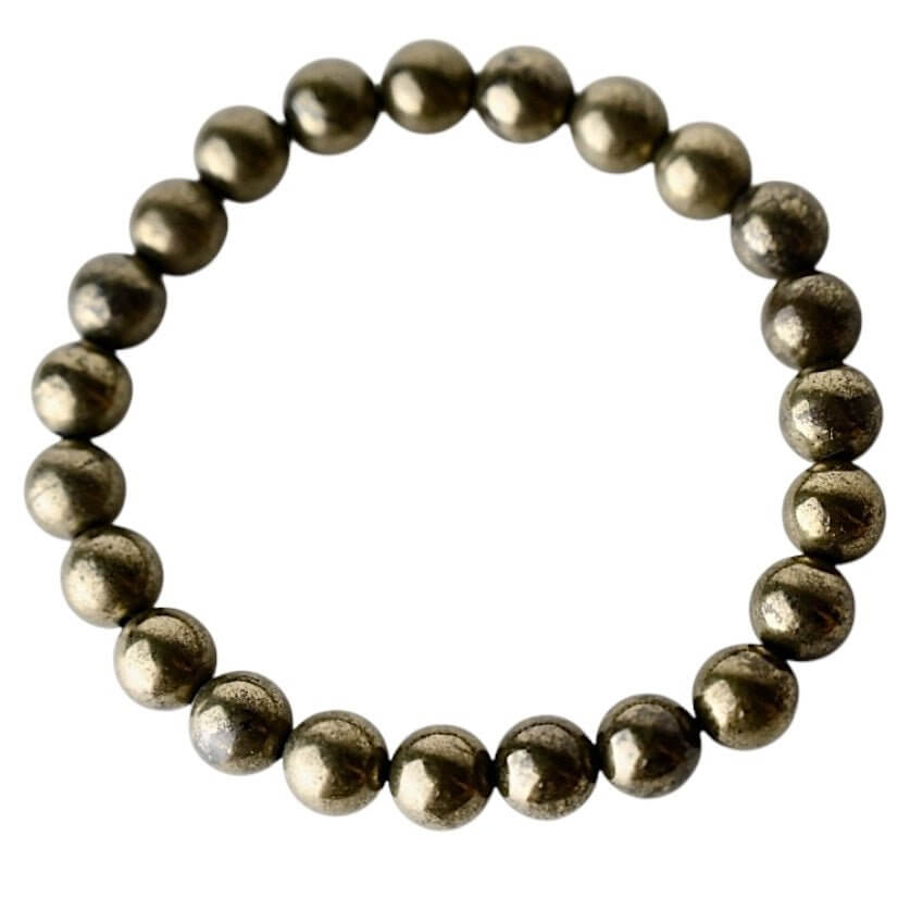 Pyrit Kugelarmband – Ausdrucksstarkes Edelsteinstück für Reichtum und Tatkraft