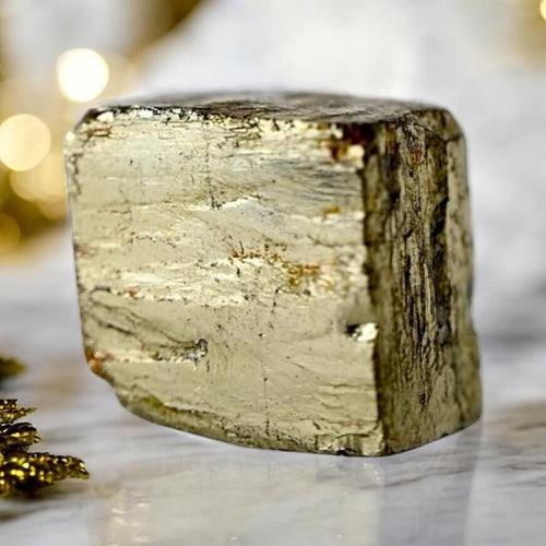 Mini Pyrit Würfel – Glänzendes Naturjuwel für Sammler und Dekoration